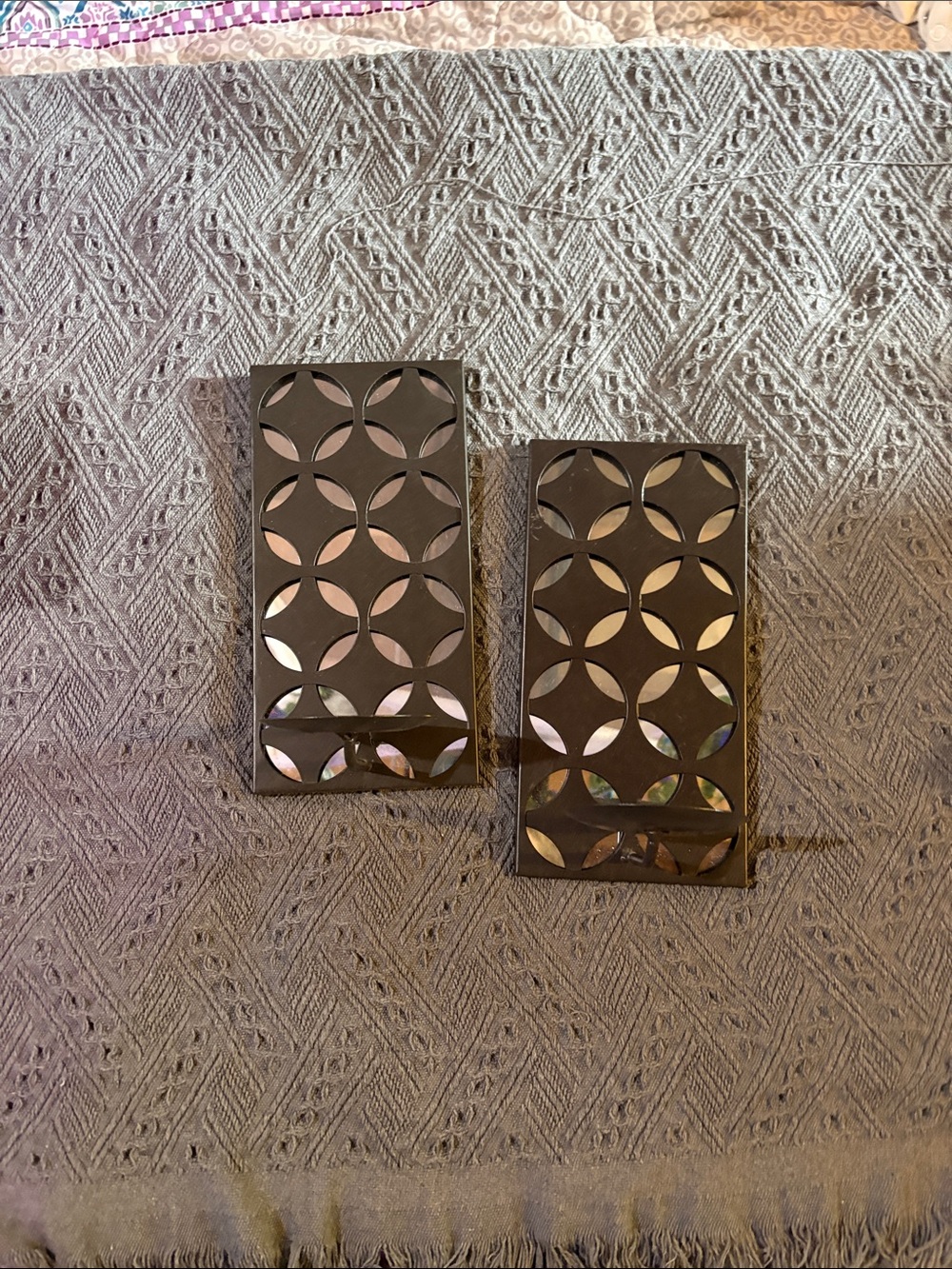Decorative Metal Wall Panels in Bronze - Brand Unspecified
